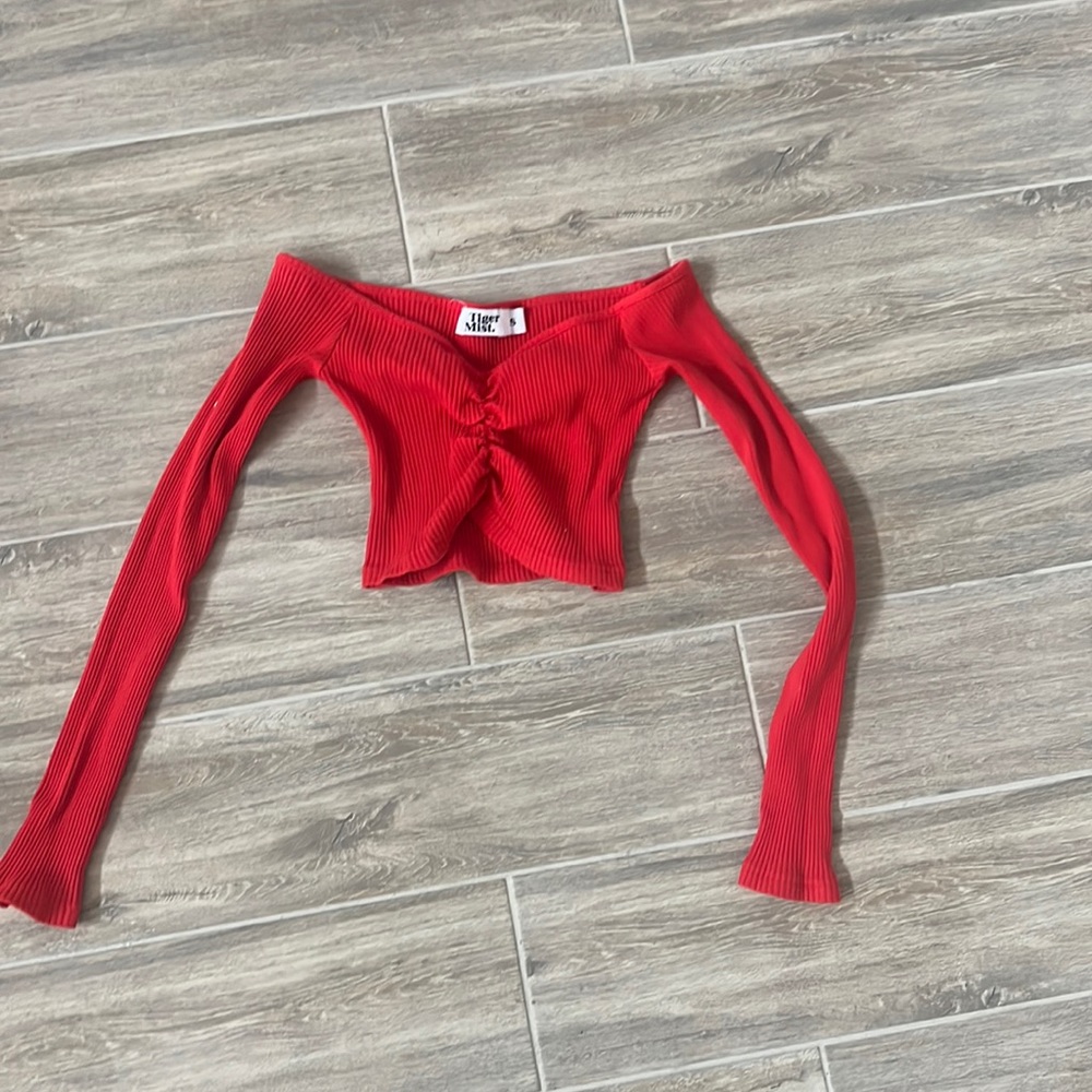 Tiger mist crop top